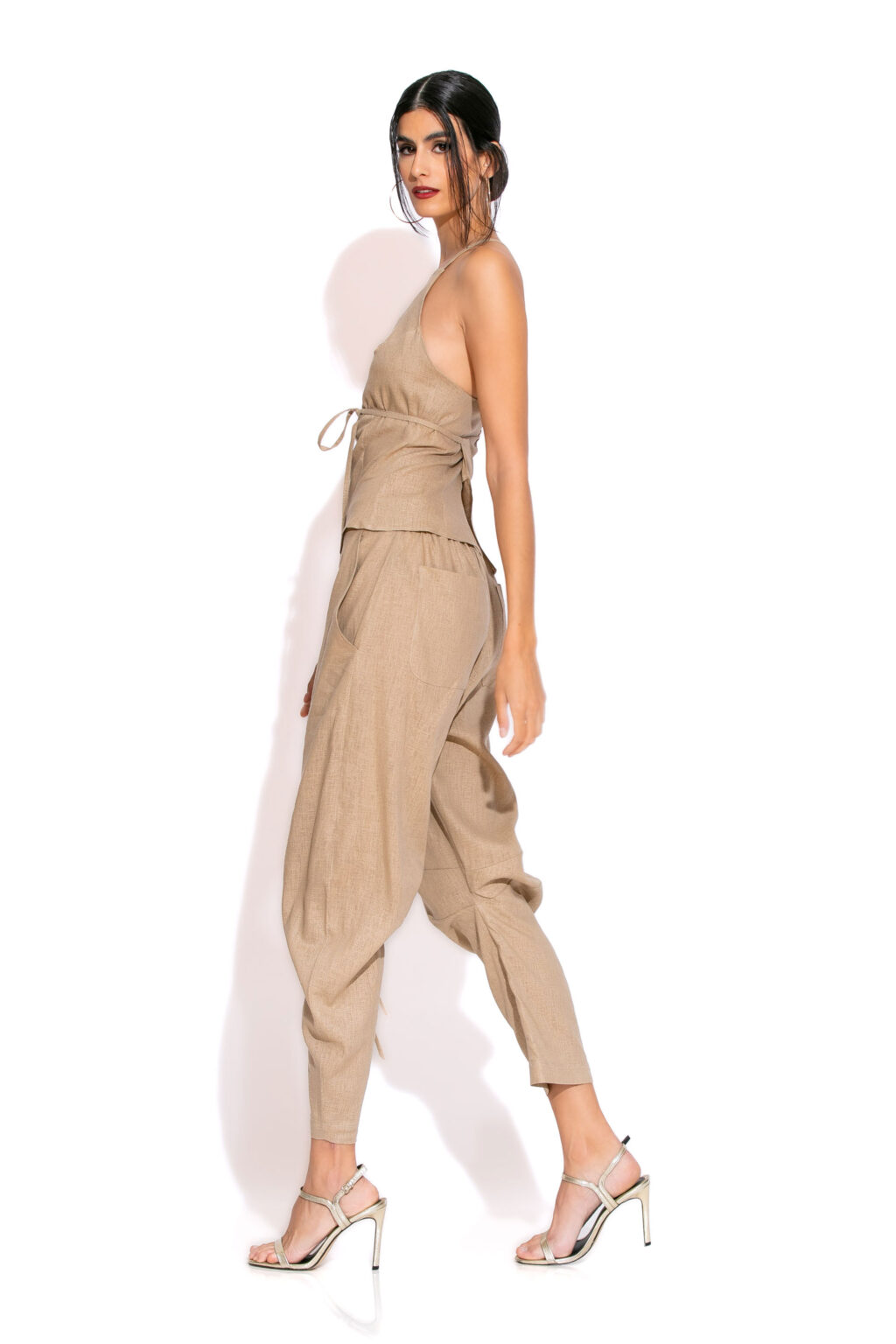 Linen Baggy pants