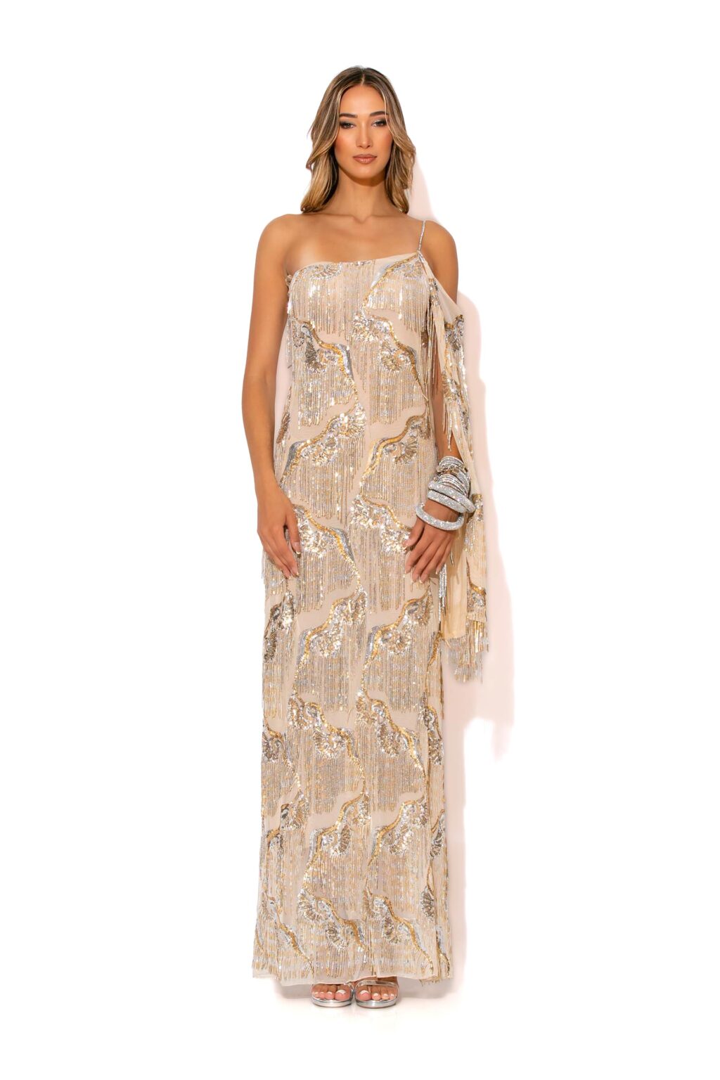 sequined-one-shoulder-maxi-dress