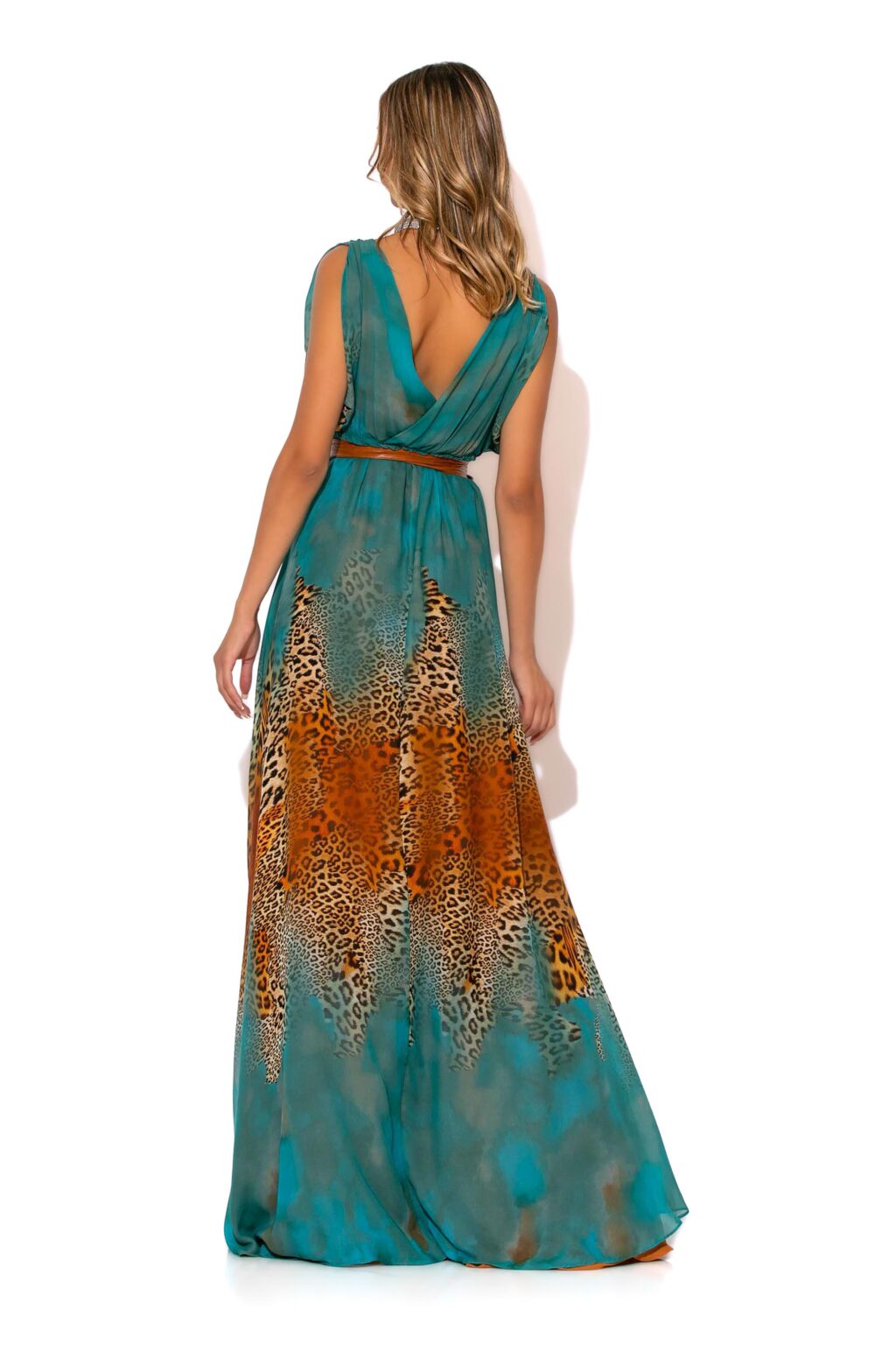 gold-glow-maxi-belted-animal-degrade-wrap-dress