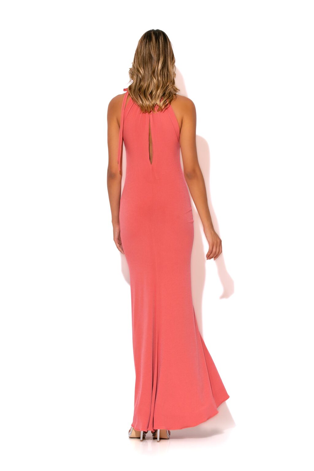 mermaid-ruched-maxi dress