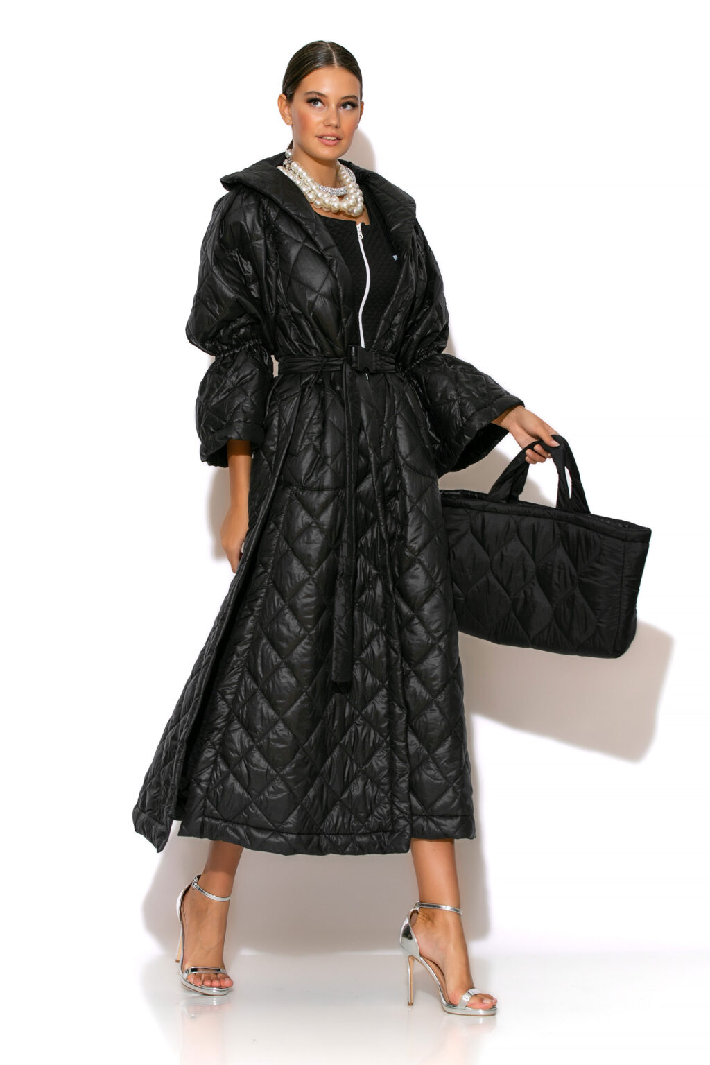 Maxi Belted Puffer Coat