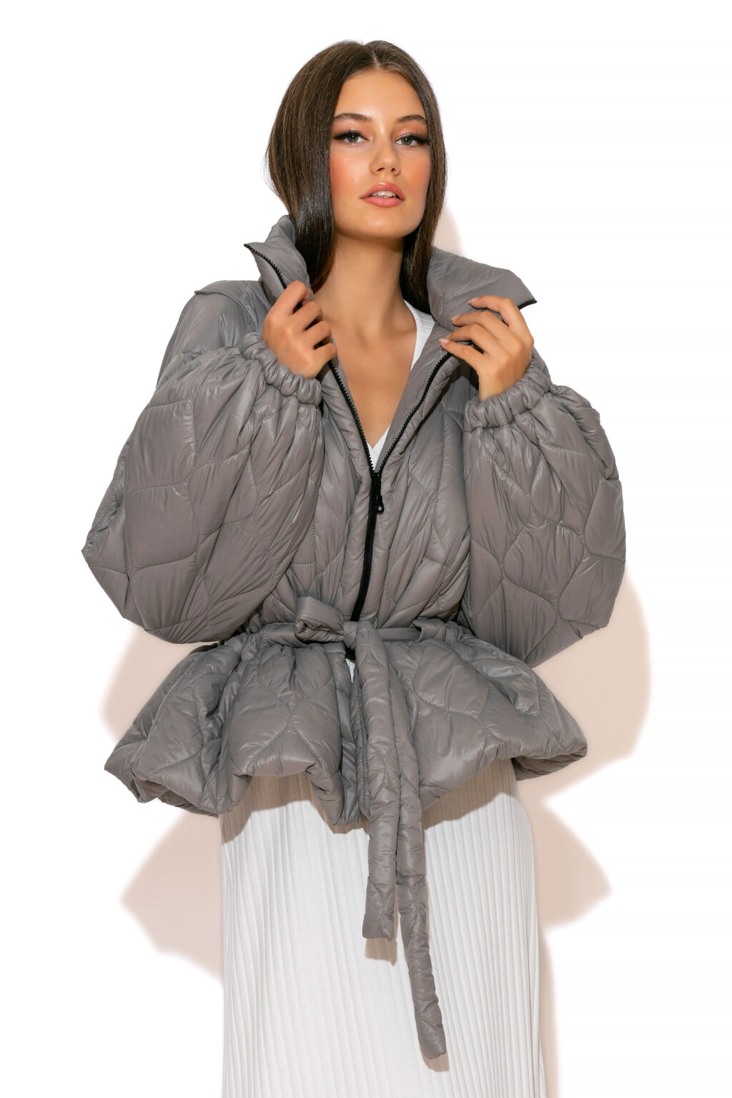 Belted Puffer Jacket